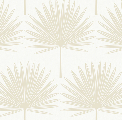 Stamped Palm Peel and Stick Wallpaper