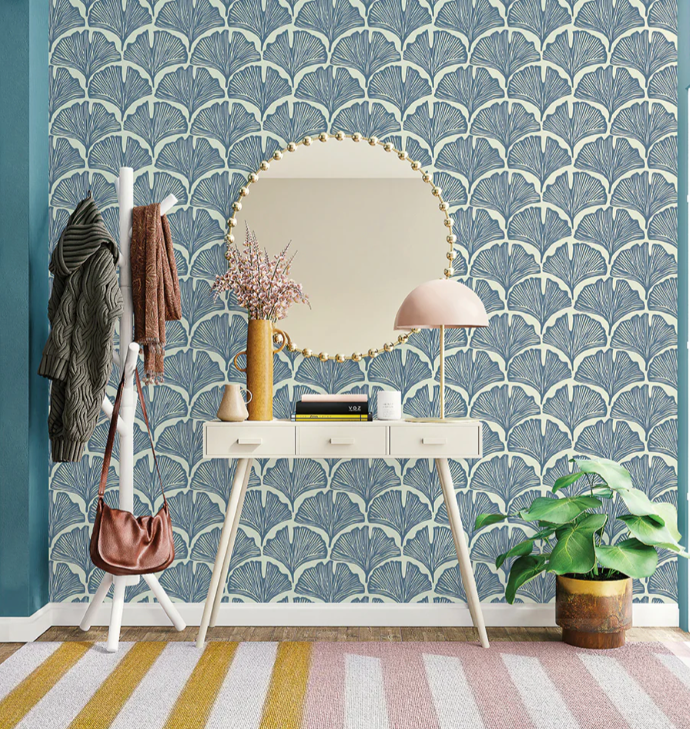 Feather Palm Peel and Stick Wallpaper By Novogratz