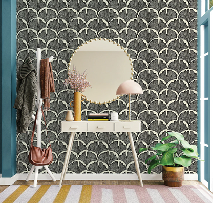 Feather Palm Peel and Stick Wallpaper By Novogratz