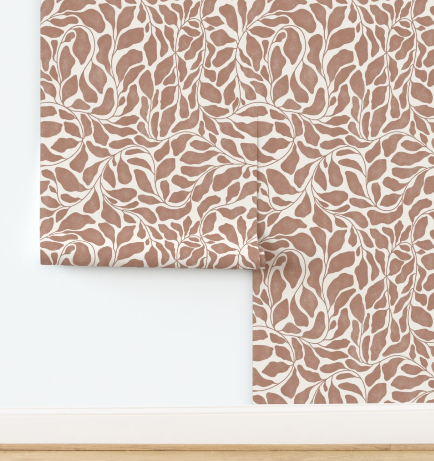 Swirling Leaves Wallpaper