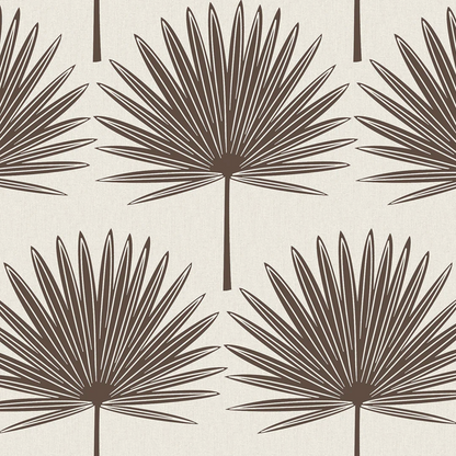Stamped Palm Peel and Stick Wallpaper