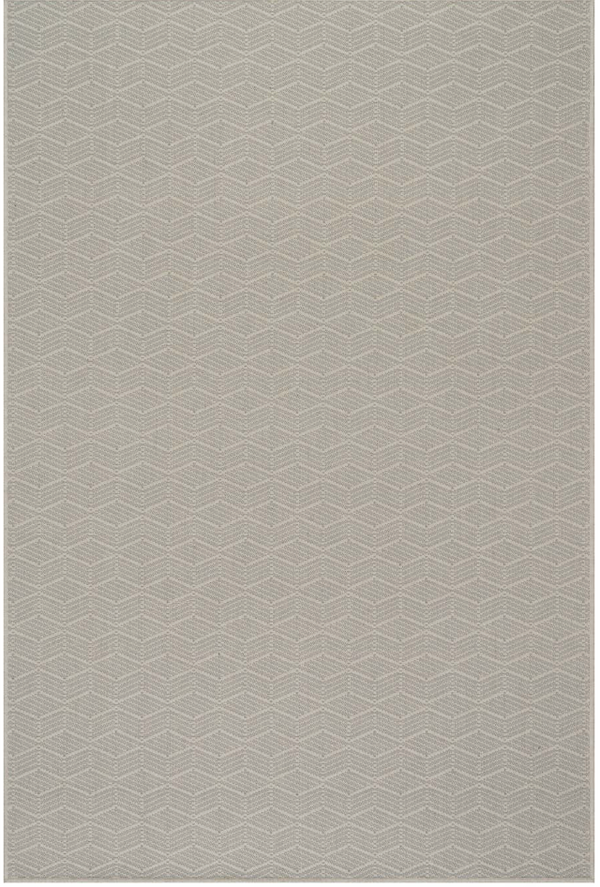Vivi Chevron Grey Woven Wool Custom Rug SAMPLE