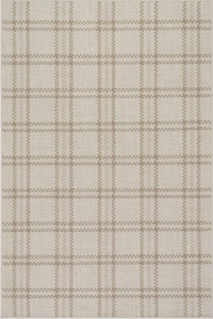 Rhona Plaid Woven Wool Custom Rug