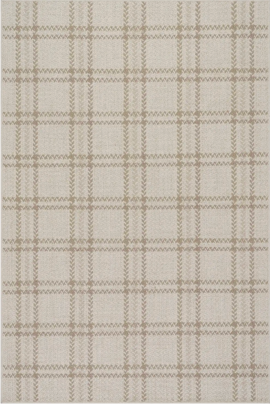 Rhona Plaid Woven Wool Custom Rug