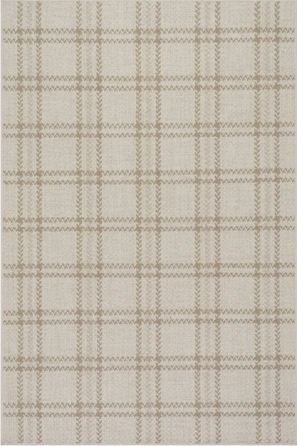 Rhona Plaid Woven Wool Custom Rug