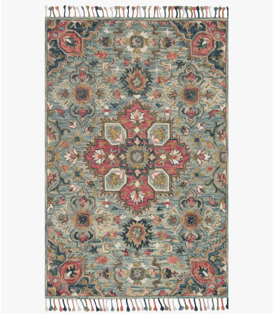 Zharah Light Blue/Multi Rug