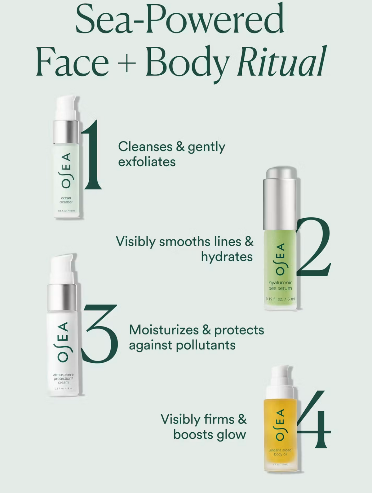 OSEA Bestsellers Set For Face + Body