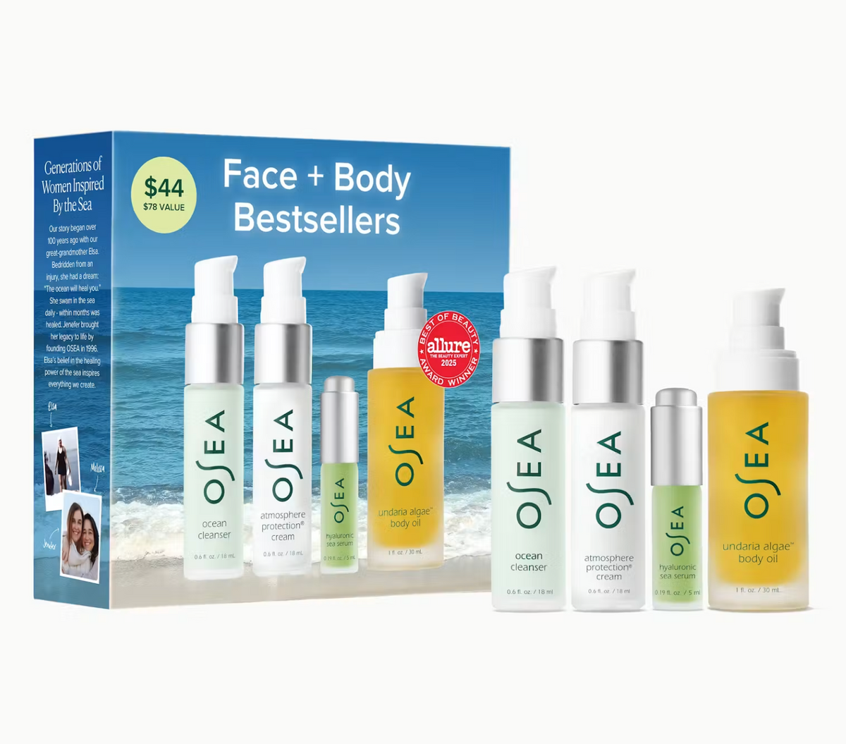 OSEA Bestsellers Set For Face + Body