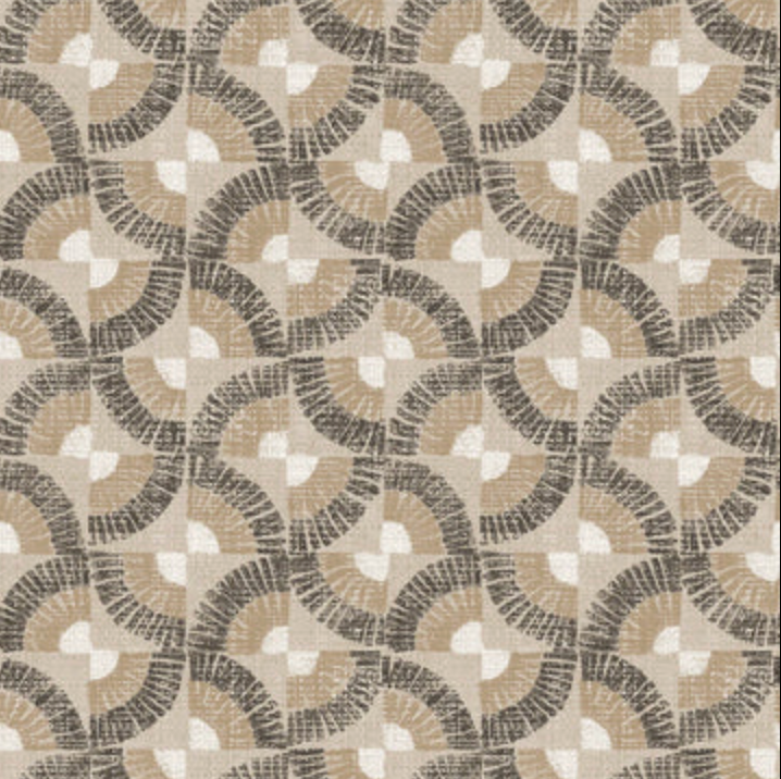 Faux Grasscloth Fans Peel and Stick Wallpaper