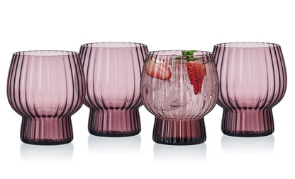 Phoebe Optic Glasses - Set of 4