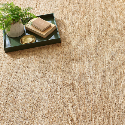 Willa Braided Woven Hemp Custom Rug
