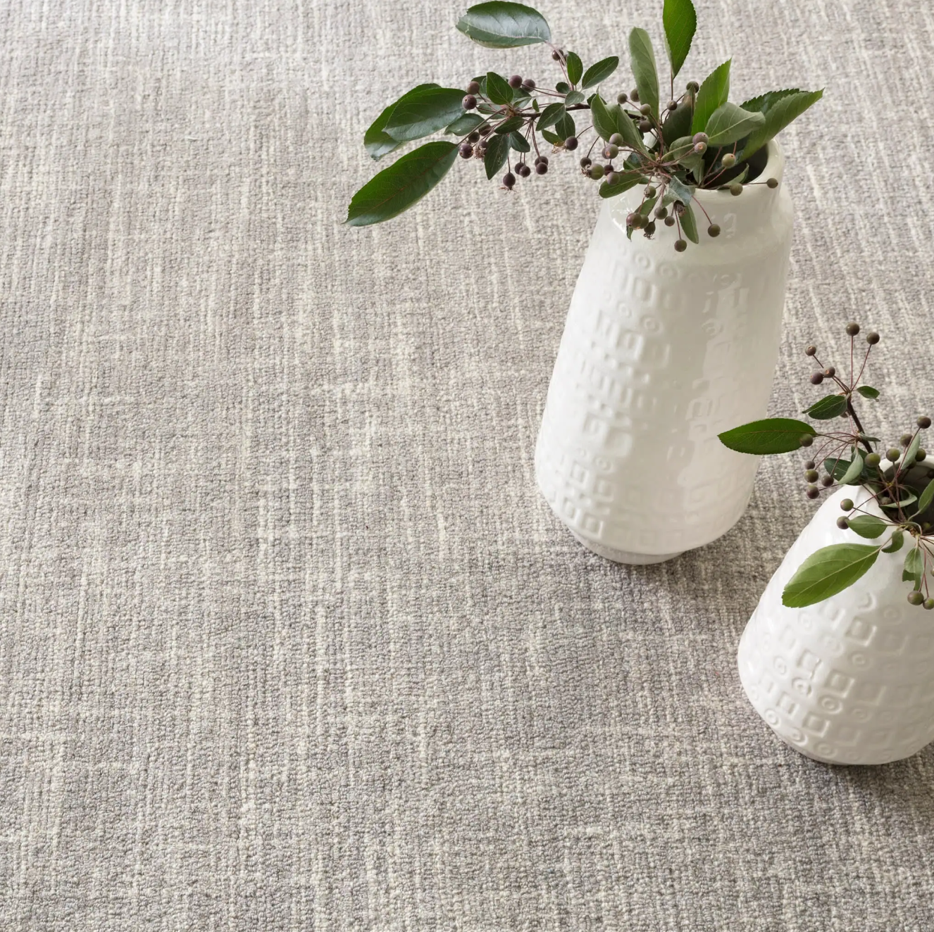 Crosshatch Dove Grey Rug