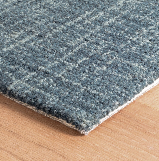 Crosshatch Denim Rug