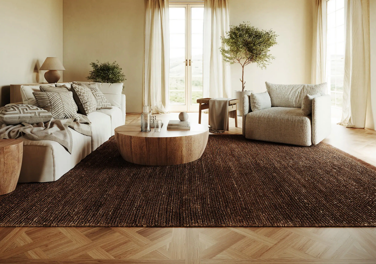 Varnu Textured Handmade Jute Rug