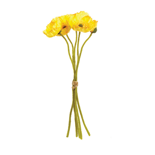 Yellow Minni poppy bundle