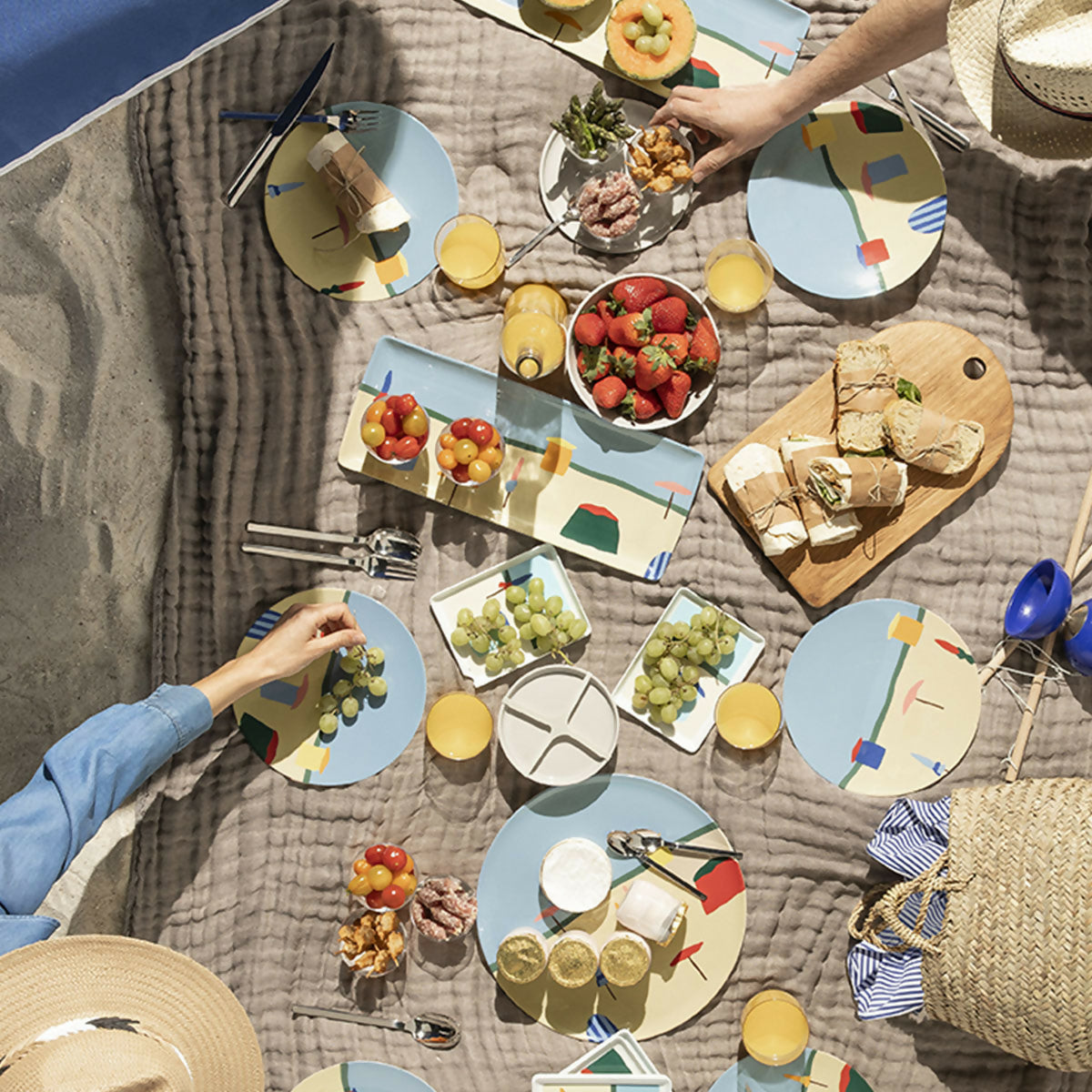 Round Shared Plate - Pie Dish