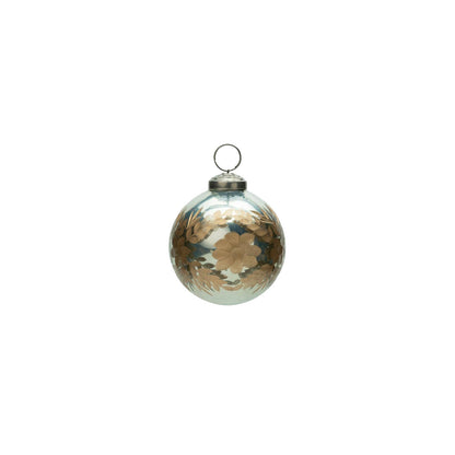Snow Ball Ornament Silver