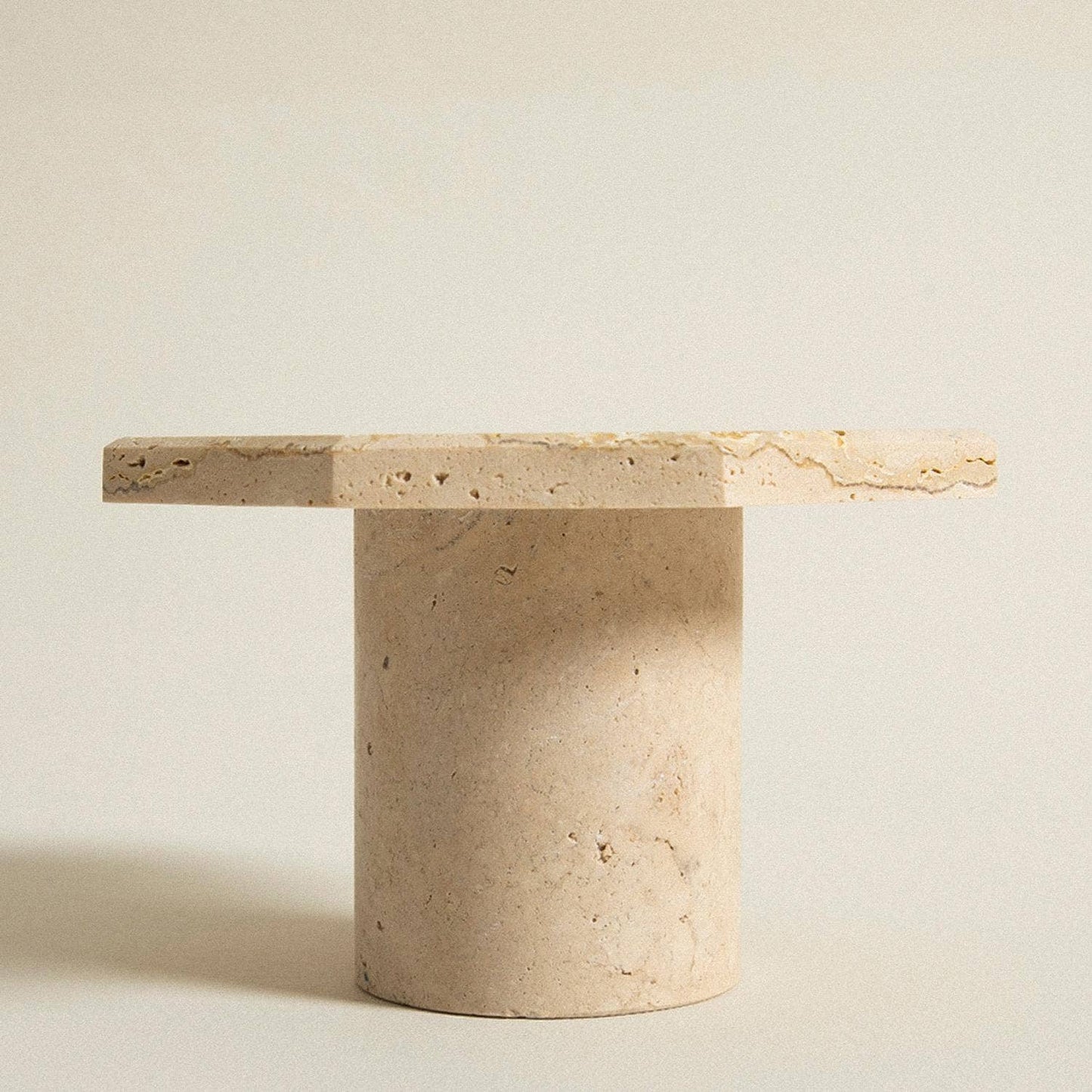 Tiered Travertine Stands, Set of 3