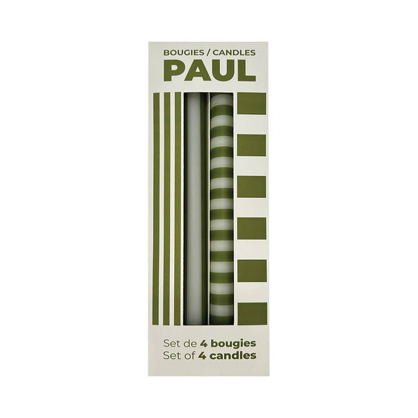 Striped Tapers, Olive