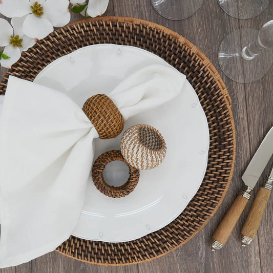 Woven Rattan Napkin Ring