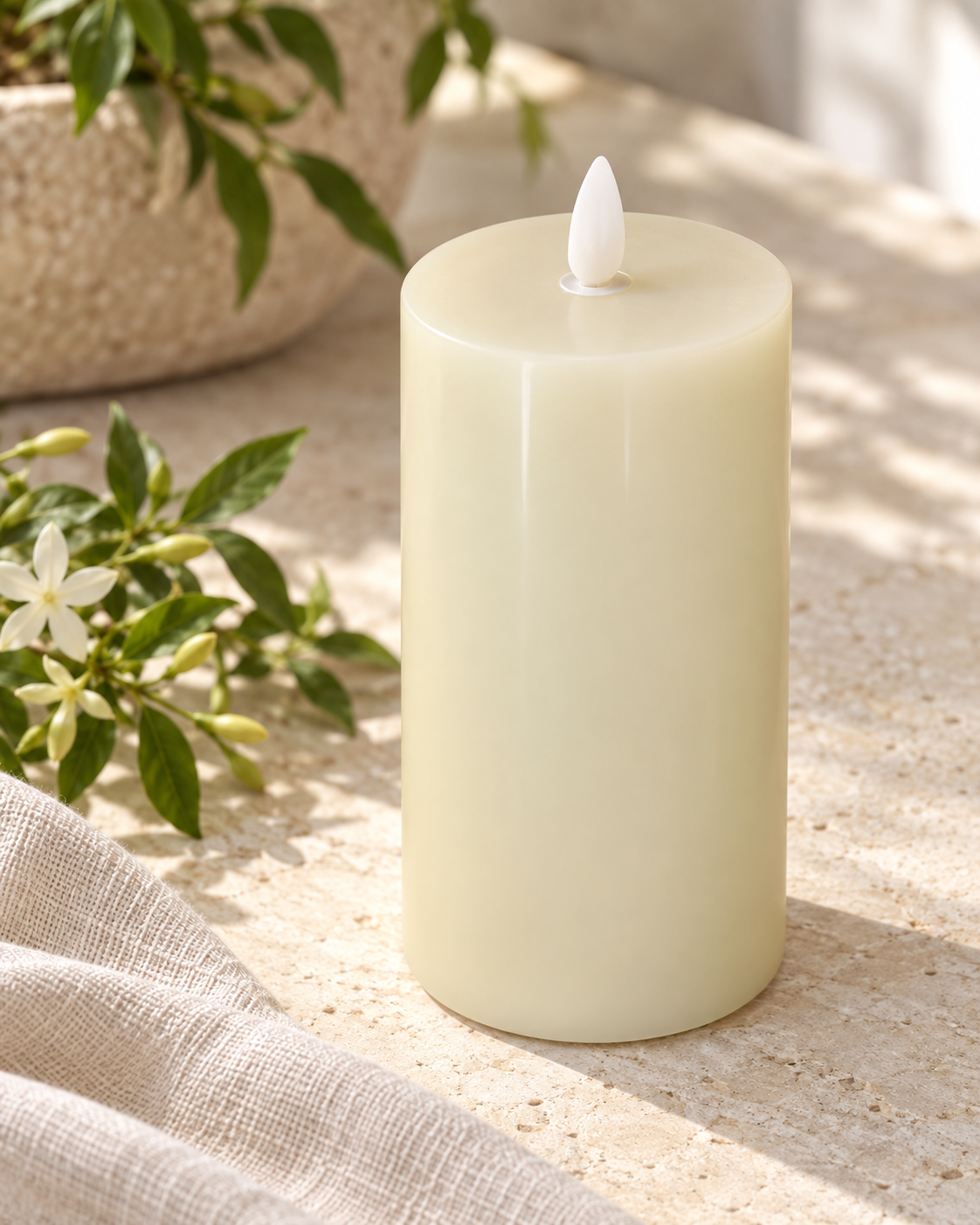 Basic Flameless Candle 3" x 6"
