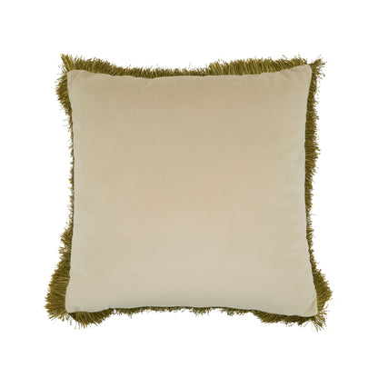 Velvet Fringe Throw Pillow