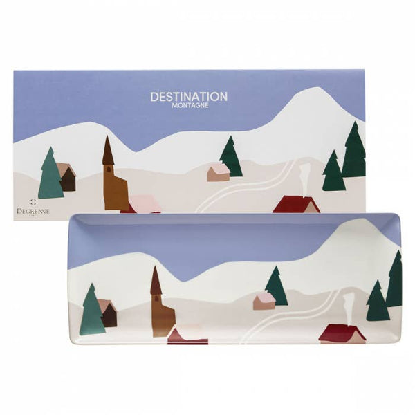 Destination Montagne Rectangular Shared Plate