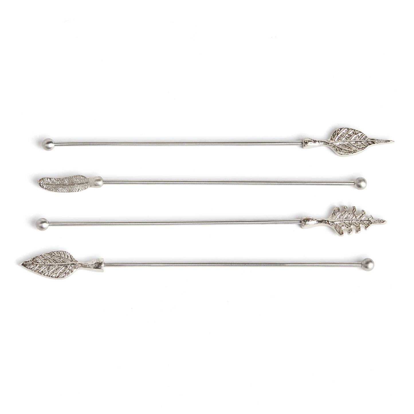 Leaf Swizzle Sticks, Set of 4