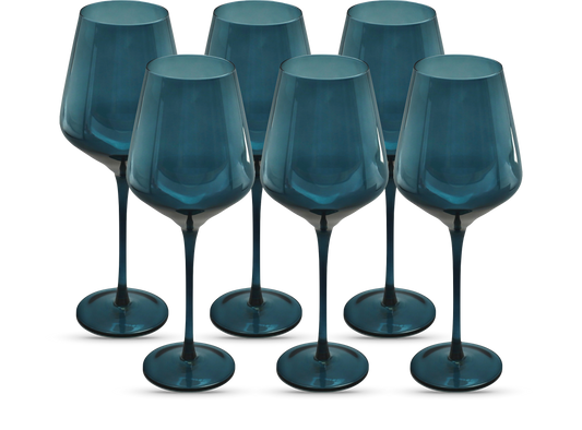 Midnight Blue Wine Glasses