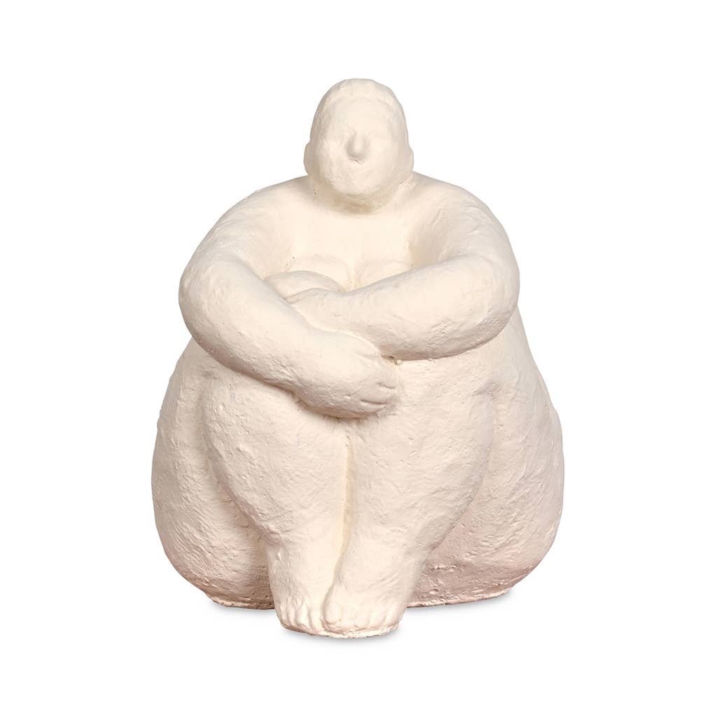 Vigan, Seated Woman Sculpture