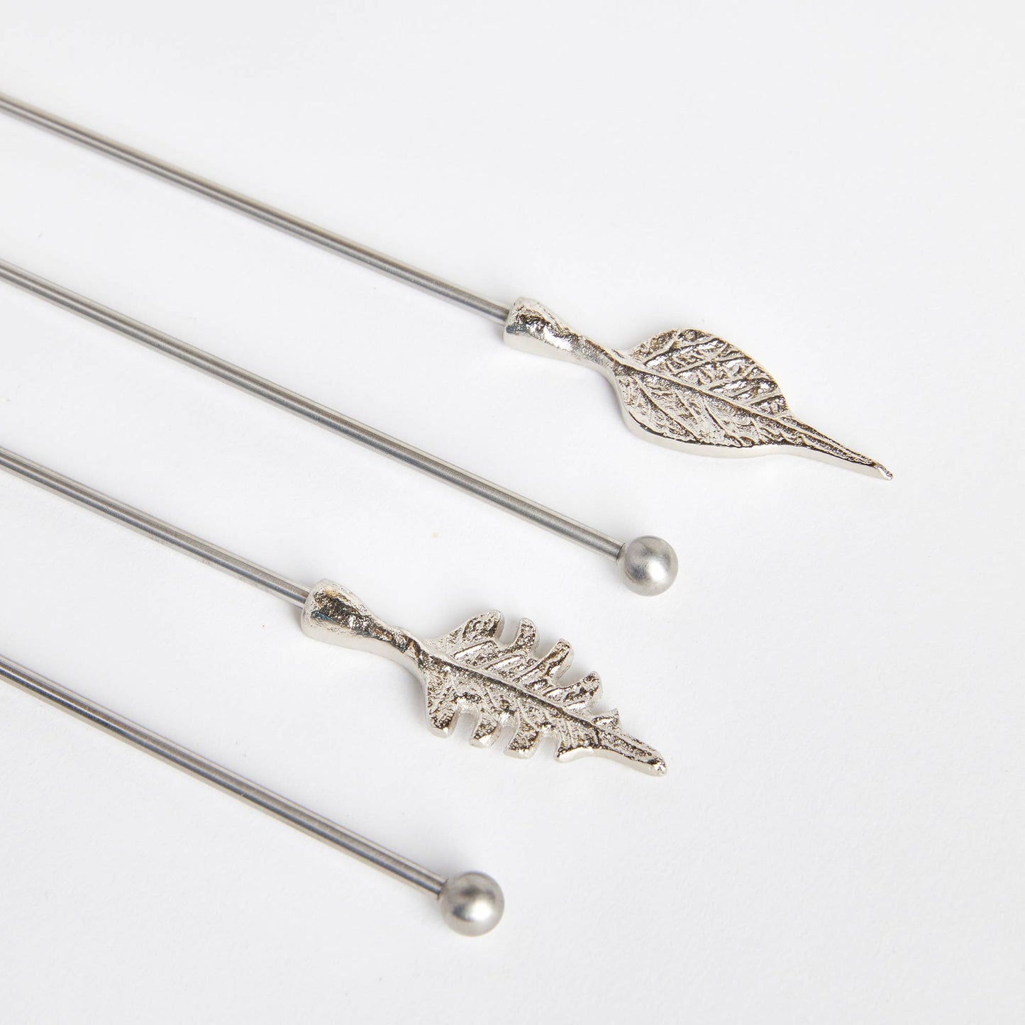 Leaf Swizzle Sticks, Set of 4