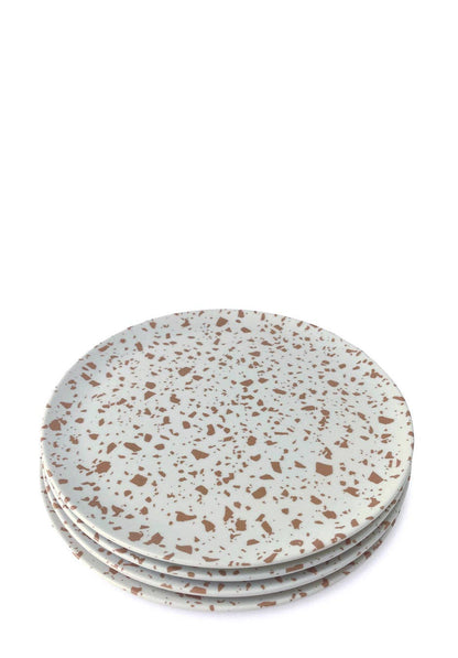Terrazzo Mauve Side Plate, Set of 4