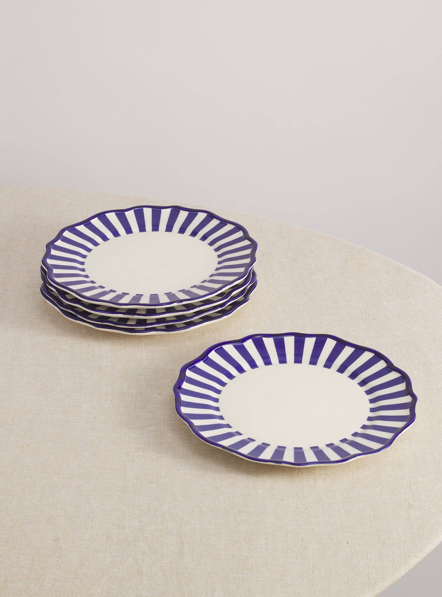 Riviera Striped Dinner Plate