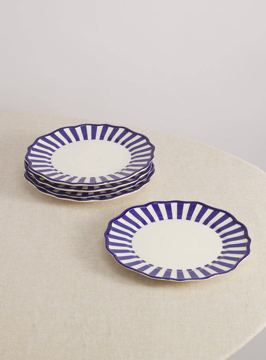 Riviera Striped Dinner Plate