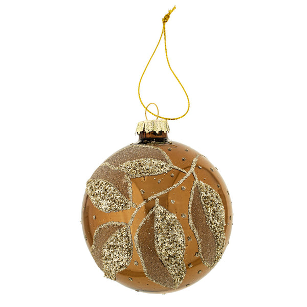 Glitter Forest Glass Ornament