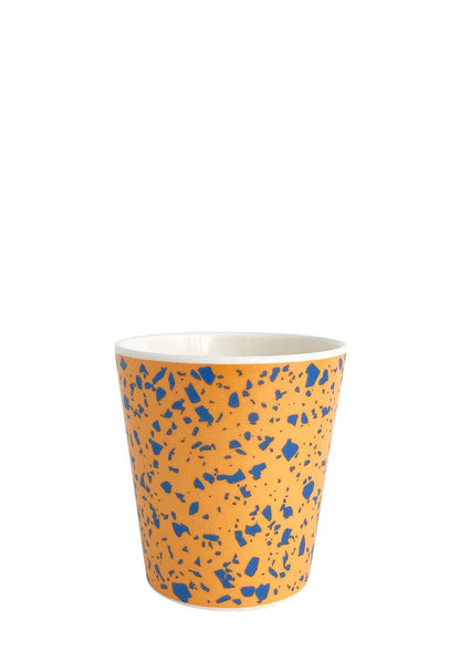 Terrazzo Cup Orange, Set of 4