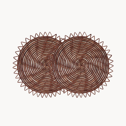 Handwoven Surya Palm Fiber Placemat