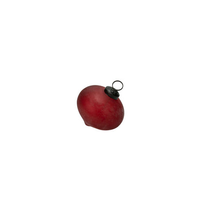 Round Finial Ornament, Red