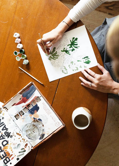 Orange Blossoms Paint-By-Numbers kit