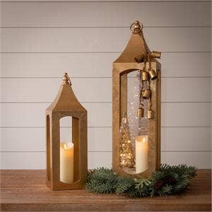 Metallic Gold Lantern