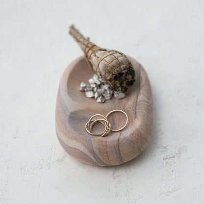 Decorative Sandstone Dish