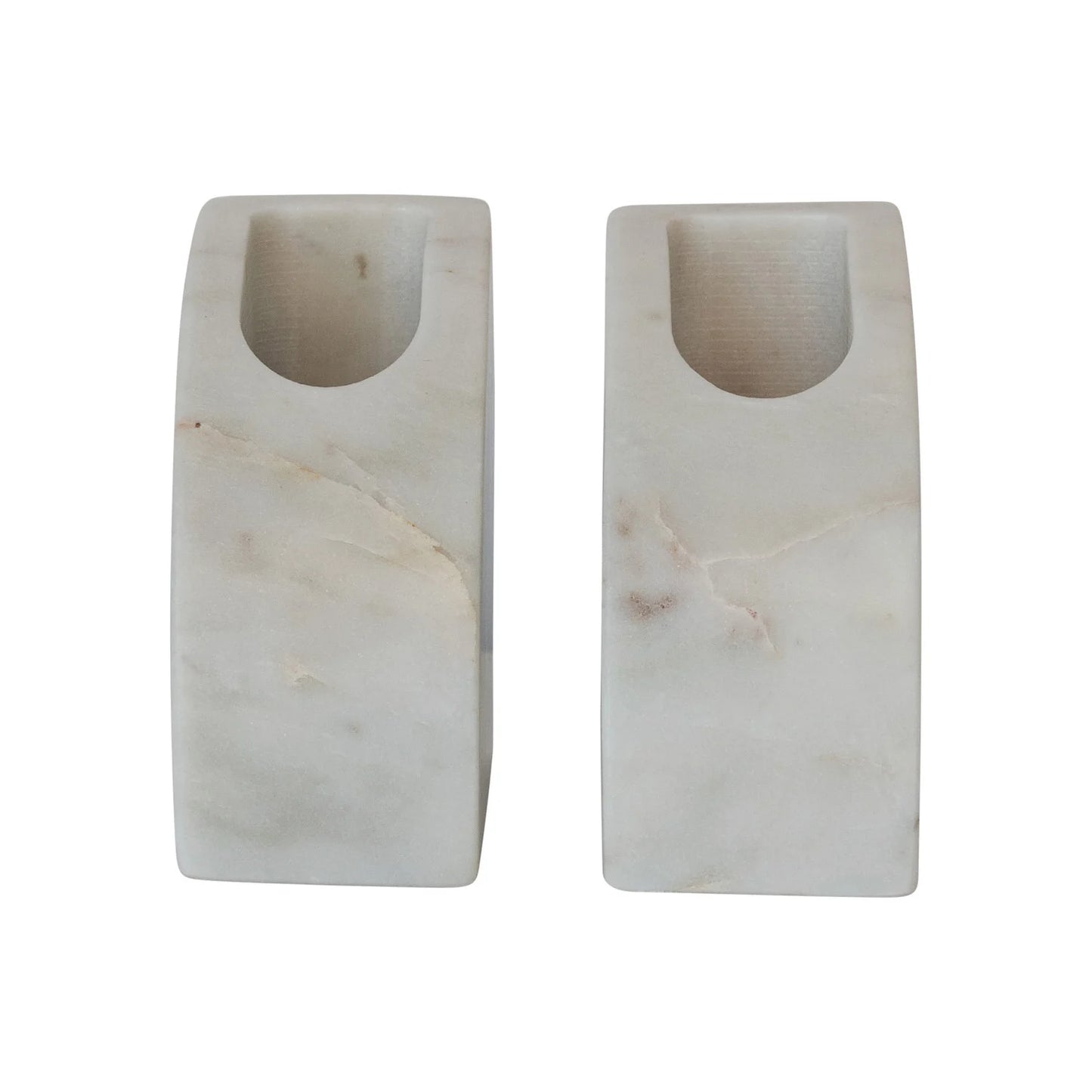 Marble Vase Bookends