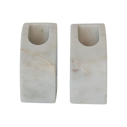 Marble Vase Bookends