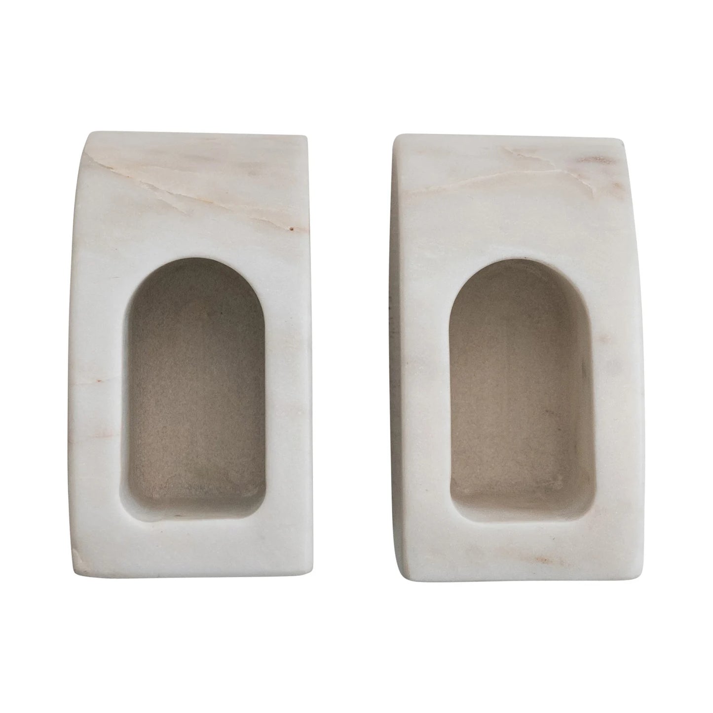 Marble Vase Bookends