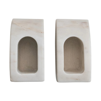 Marble Vase Bookends