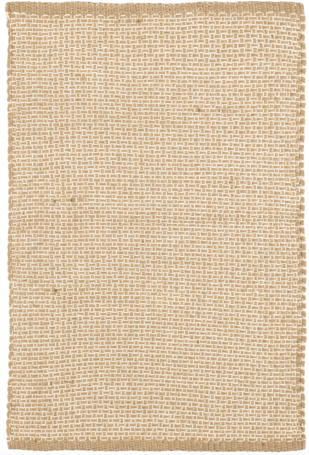 Donnie Handwoven Jute Rug with natural basketweave texture