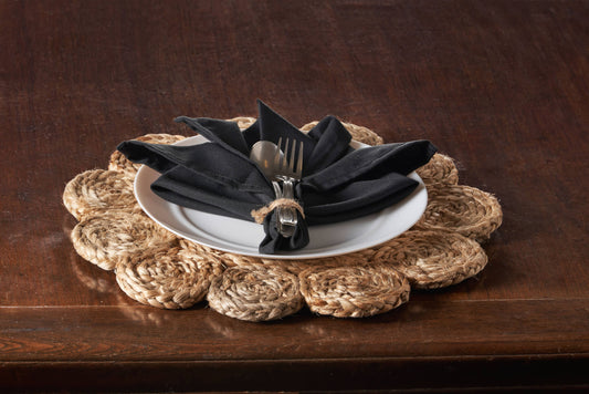 Sunshine Braided Jute Placemat