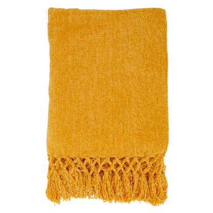Knotted Chenille Throw