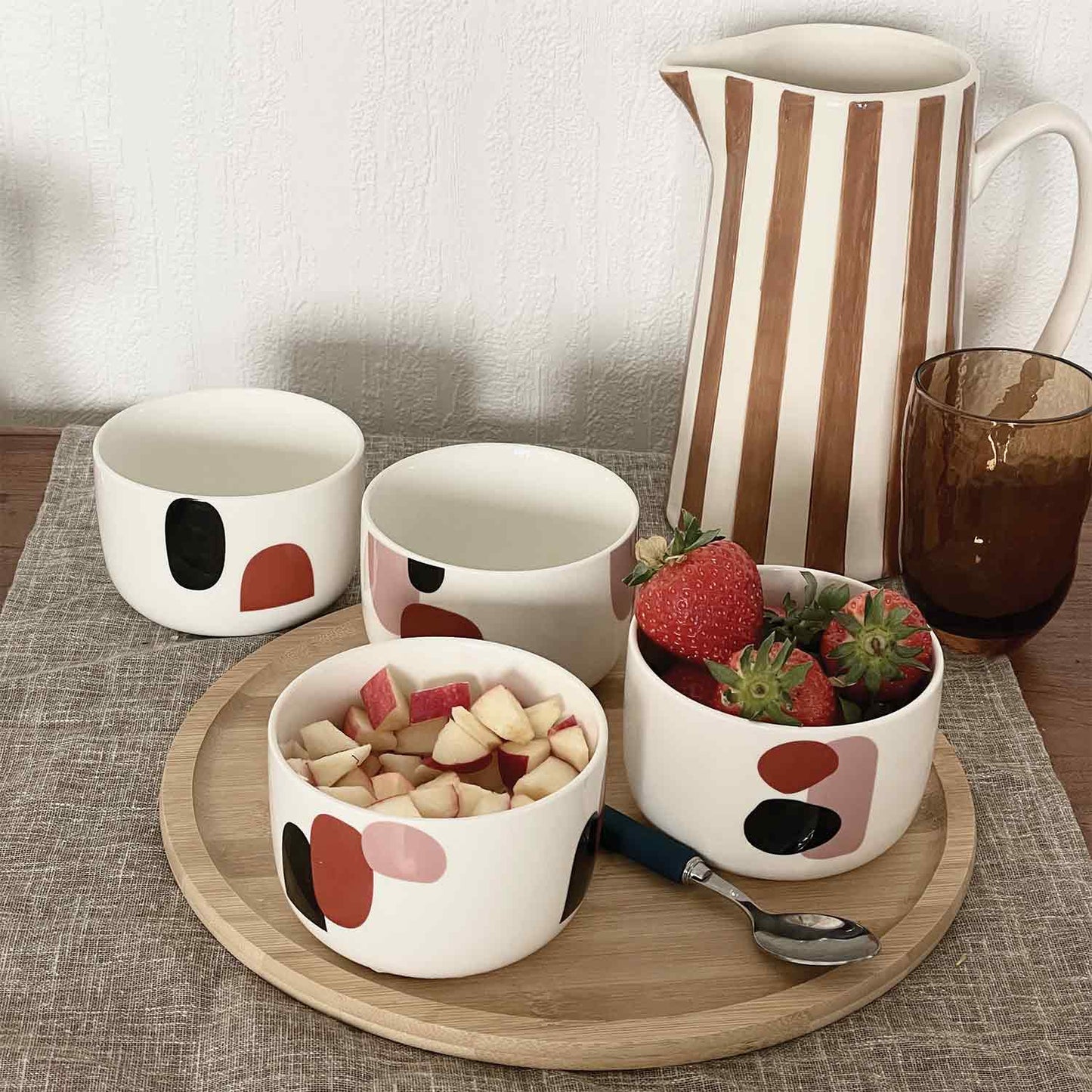 Striped Pitcher, Ochre