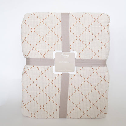 Diamond Stitch Quilted Bedspread